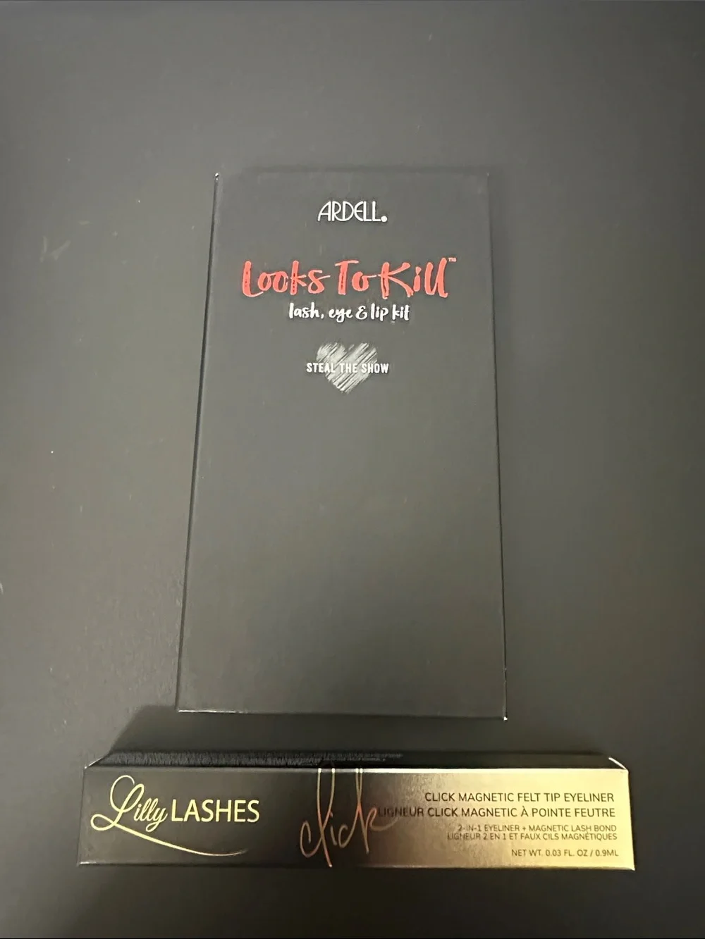 Ardell Lashes Magnetic Eye Kit & Neutral & Gold Shades make-up Pallet w Lilly ma